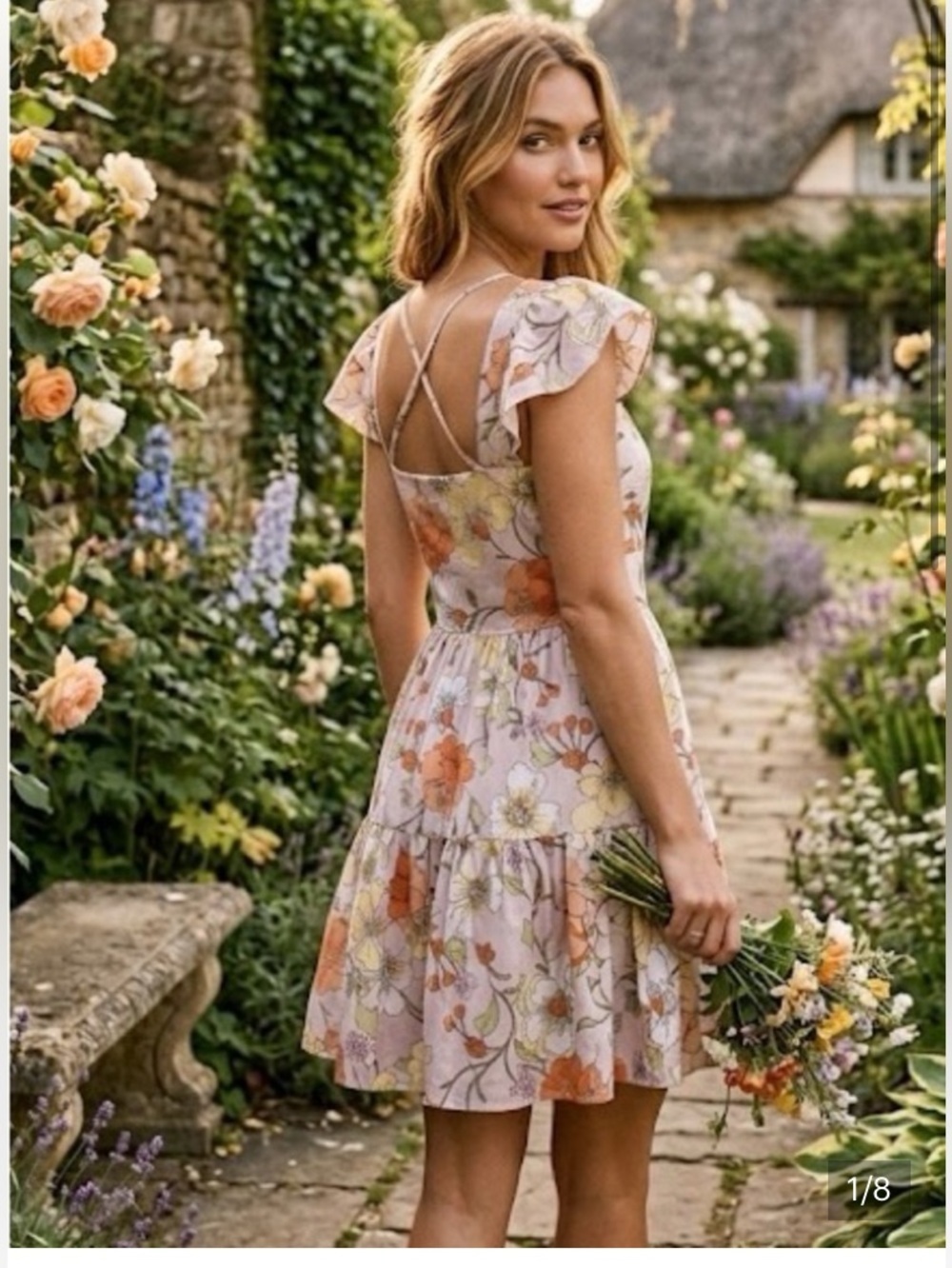 NWT Lottie & Hollie BOG Collective Band of Gypsies Boho Dainty Babydoll Dress XS